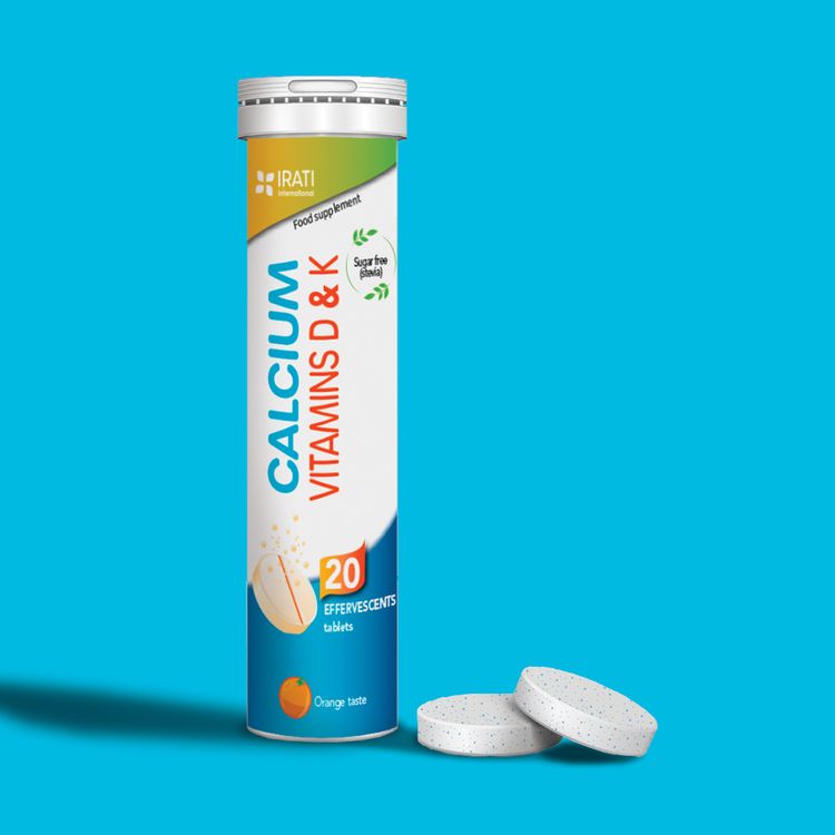 Calcium + Vitamins D + K (sugar-free)